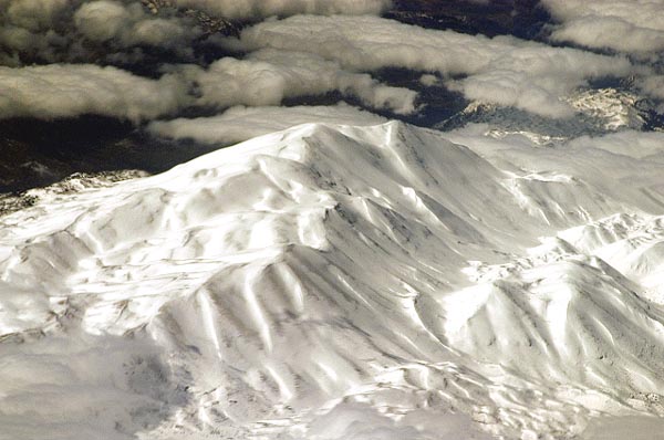 Snowcapped peaks in Crete, Feb 2004