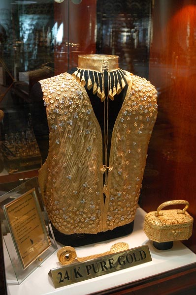 Purchase your golden clothing at Burj al Arab