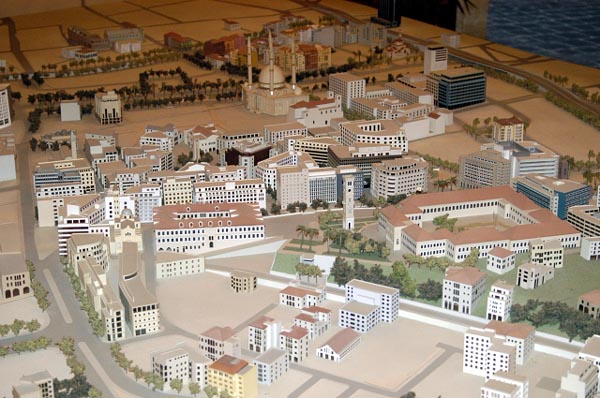 Model of the Central District of Beirut at the Solidere Information Centre