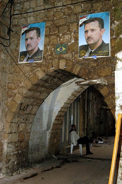 Syrian president in the medieval heart of Tripoli