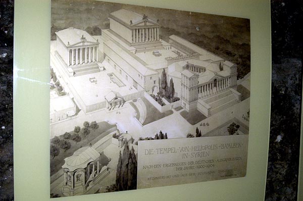 Visualization of the temple complex at Baalbek