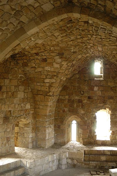 Inside the main tower