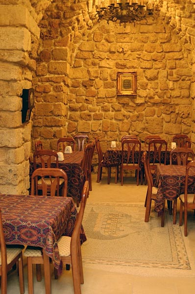 A small cafe in the Souq