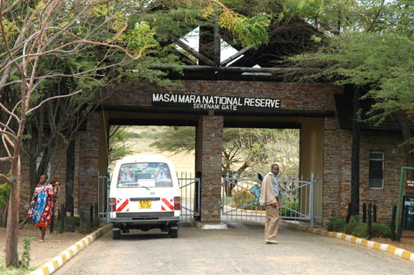 Sekenani Gate to the Maasai Mara National Reserve