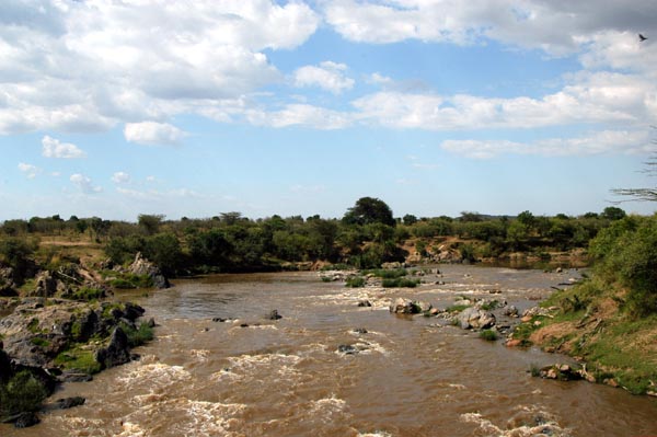 View from the Mara River Bridge