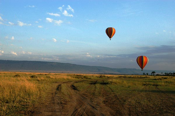 Balloons over the Mara Triangle