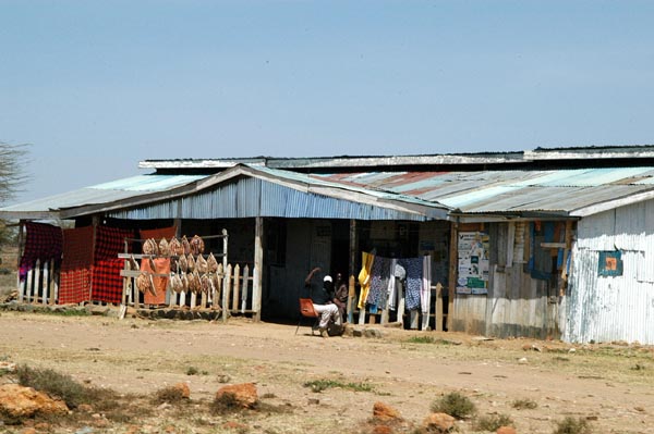 One of many small gift shops around Ewaso Ngiro