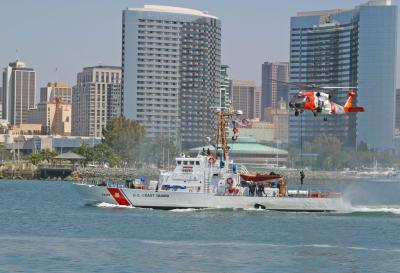 Coast Guard On San Diego Bay