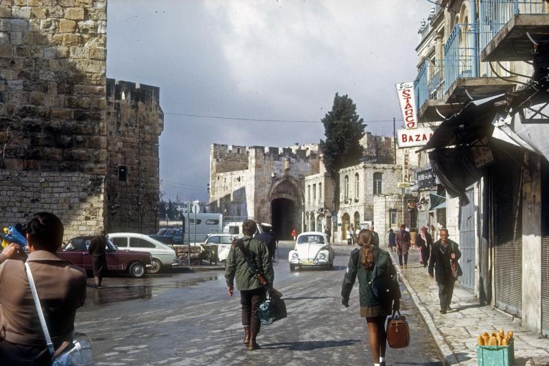 Jerusalem Street Near Jaffa Gate