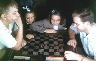 Bud, Joan, Sally and Lyle Rasch - Bob's Room mate at Hamline University