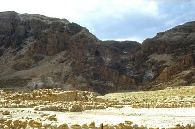 Qum Ran Ruins Near the Dead Sea