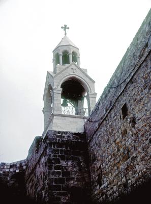 Bell Tower - Church of the  Nativity in Bethlehem