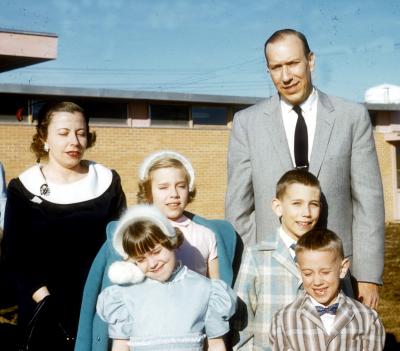 Roger, Peg and Their Four Children