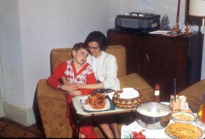 Paul and Mom - Christmas Eve