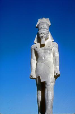 Statue of Pharaoh Ramsis II at Luxor