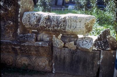 Stones Bearing Etching of the Ark of the Covenant  - Found in Capernaum