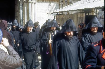 Priests at Church of the Holy Sepulchre
