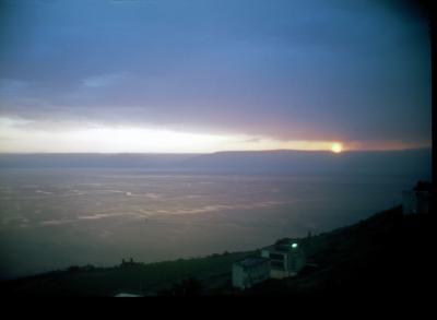 Sunset Over the Sea of Galilee