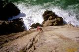 Lundy Island off Devon, on the Devil's Slide