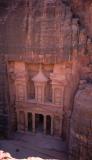 Petra treasury from above