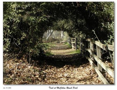 Trail at McCellan Ranch Park