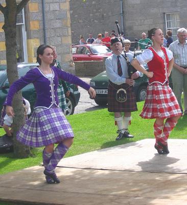 Highland Dancers and Piper