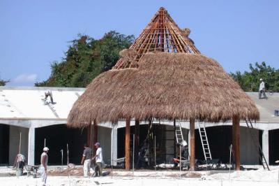 Construction at a new Mall - Costa Maya