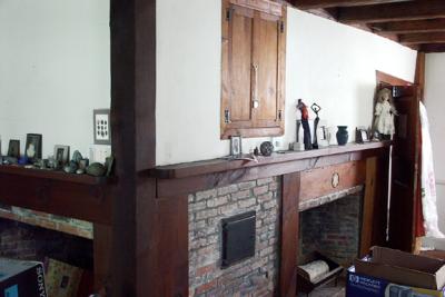 Bates House, Living Room Fireplace