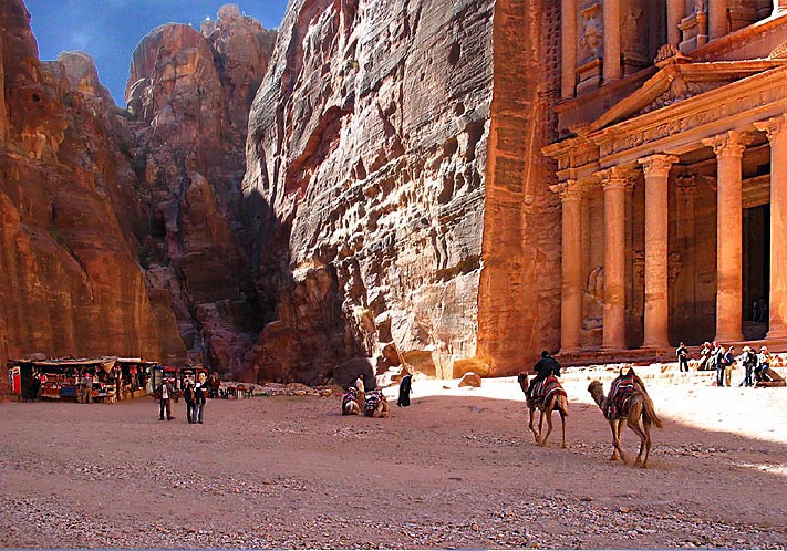 View of Petra Treasury