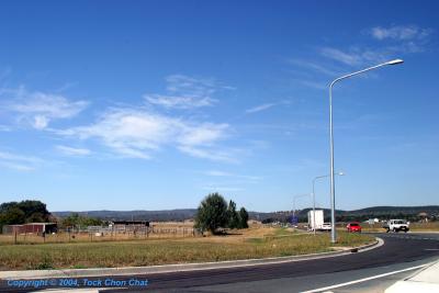 Road to Canberra Airport