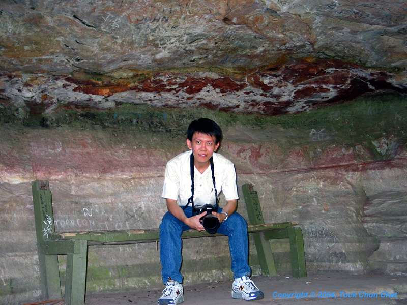 Cave And Broken Bench