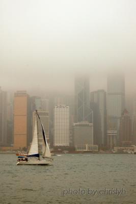 Victoria Harbour (fog day) 