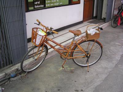 Sturdy bamboo bike