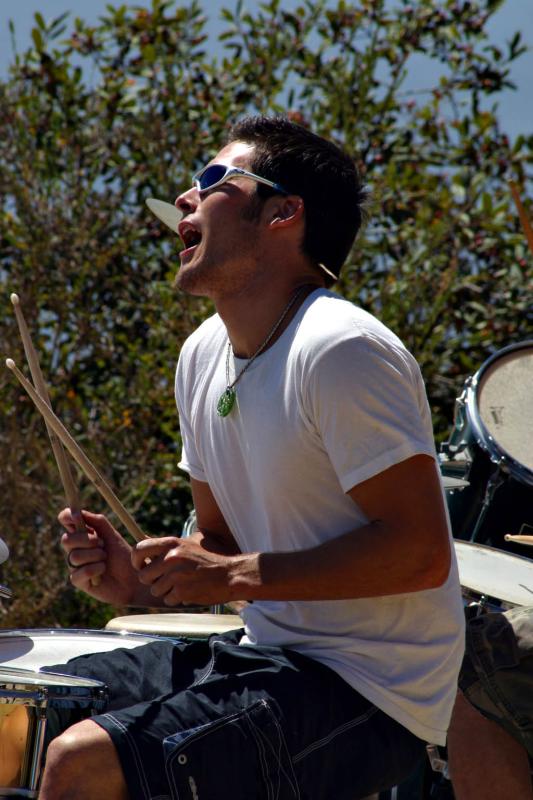 Drummer. California coast