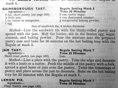 Gainsborough Tart recipe