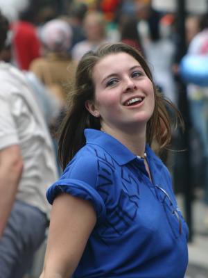 Dancer in Blue