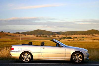 BMW 330Ci somewhere outside Canberra