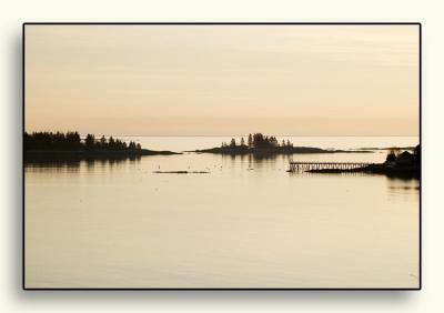 On King Philips Trail the calm... (coastal Maine, islands)