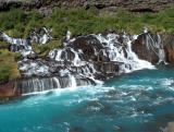 Barnafoss (Glacial Waterfall) on the Hvita River