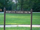 I wonder where employees park