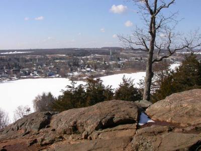 View from Spy Rock at Foley Mountain