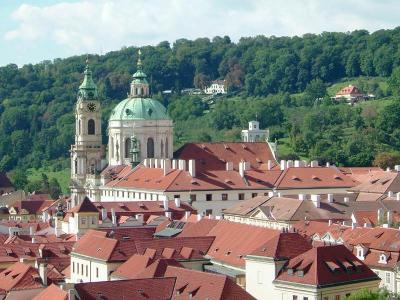 St. Nicholas Cathedral from Prague Castle