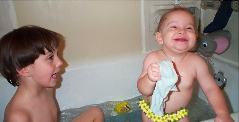 <b>Guess What?....<br><br> I just peed in the water! <BR><br>  by Thea B</b><br>Ninth Place (tie)