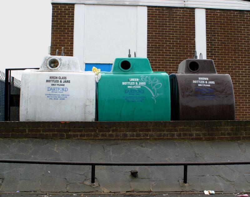 Glass Bin  By Alex