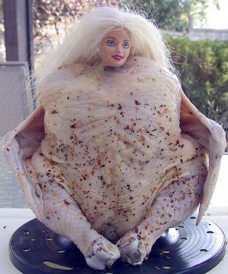 Chicken Barbie.jpgFifth Place (tie)