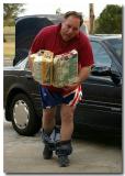 Caught with his pants down! *