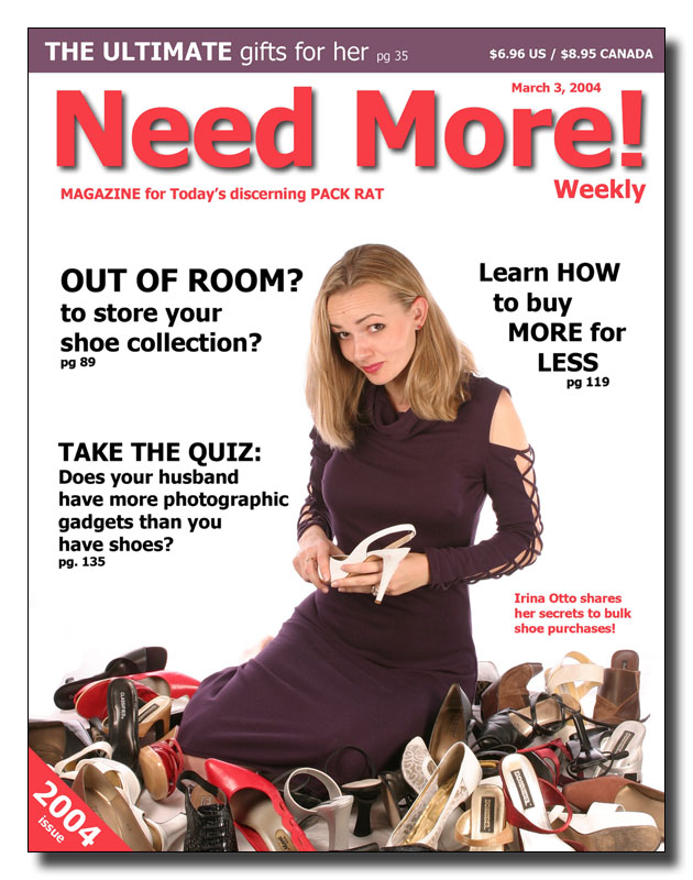 <b>Need More!</b><br>by Ralph Otto<br>Second Place