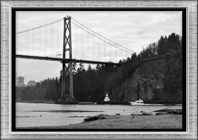 Lions Gate Bridge from Ambleside (*)