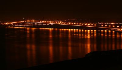 San Mateo Bridge, Night, North (*)