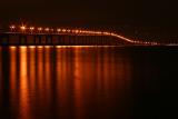 San Mateo Bridge, Night, South (*)